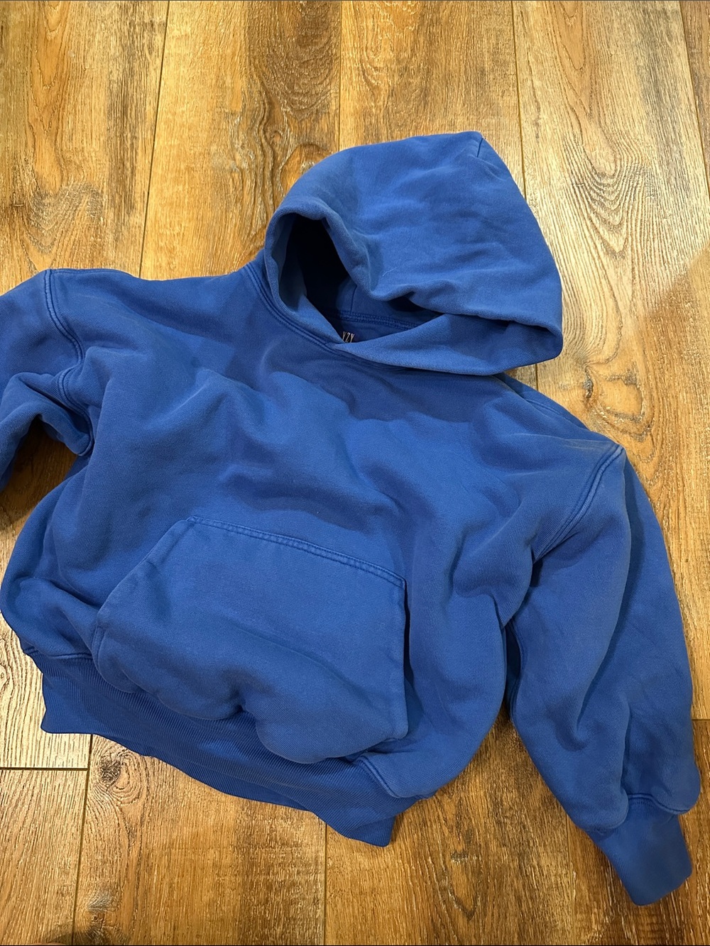 Youth thick blue Hoodie YZY Gap authentic, Size S (6-7 Years)